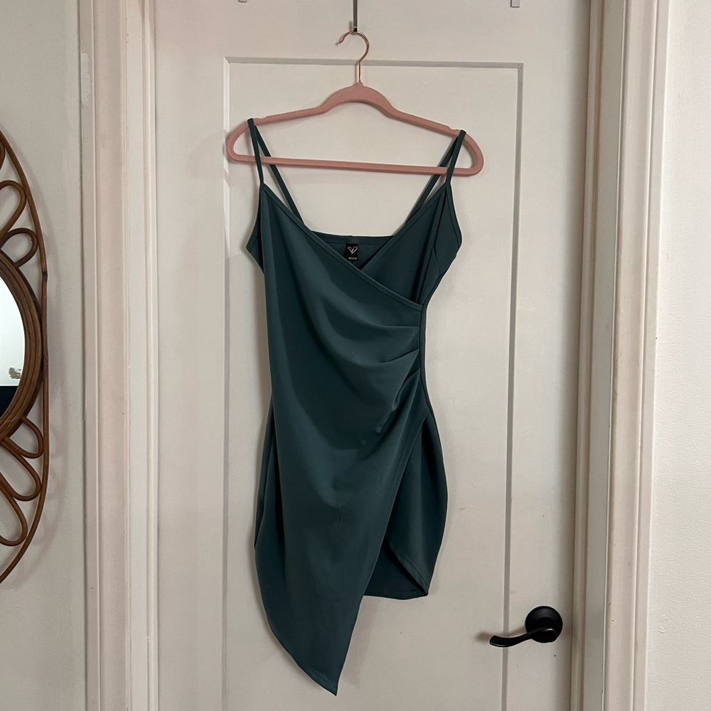 Women's Bodycon Asymmetrical Mini Dress